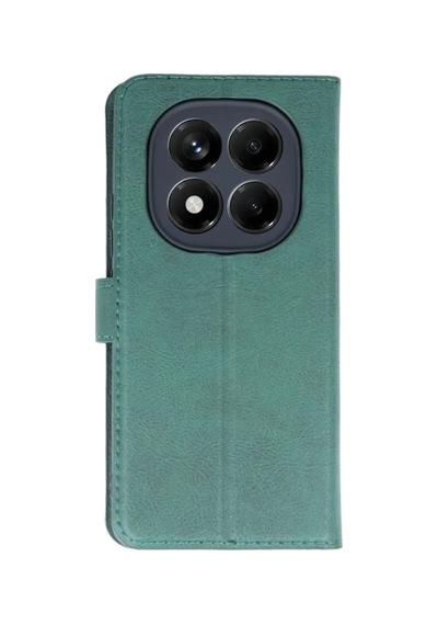 Jenerik Xiaomi Redmi Note 14 Pro 5g Kılıf Trend S Plus Kapaklı Kılıf - Yeşil