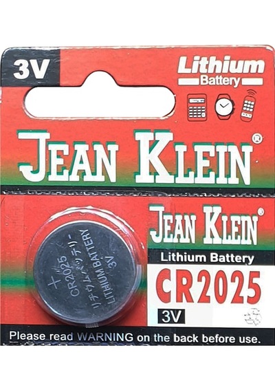 Jean Klein CR2025 Lityum Kartela Düğme Pil