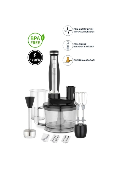 Fakir Multi Blend 1700 W Blender Seti