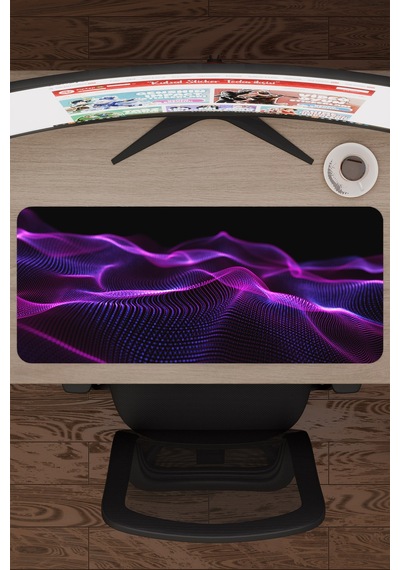 Noktalar Kaymaz Dikişli Kauçuk Oyuncu Mousepad V3 - 70x30 Xl Gaming Mouse Pad Fare Altlığı