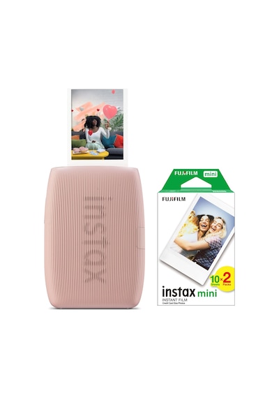 Fujifilm Instax Mini Link 3 Pembe Akıllı Telefon Yazıcısı Ve 20'li Mini Film