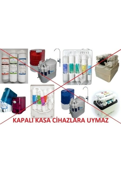 Filtre Dünyası Su Arıtma Cihazı Için 10" Şeffaf Houzing Filtre Kabı Ithal
