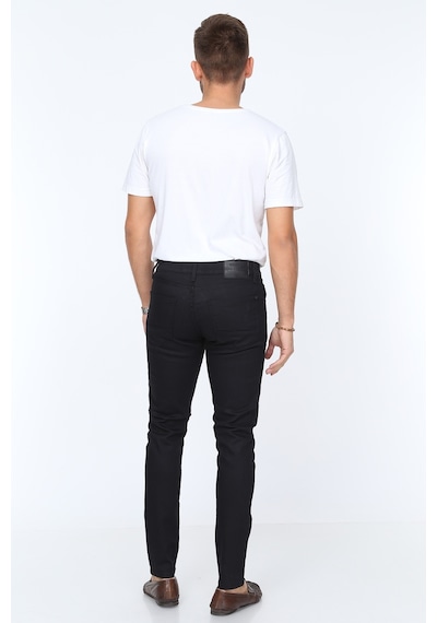Digital Jeans Erkek Slim Fit Dar Kesim Dar Paça Kot Pantolon Siyah Açık Gri
