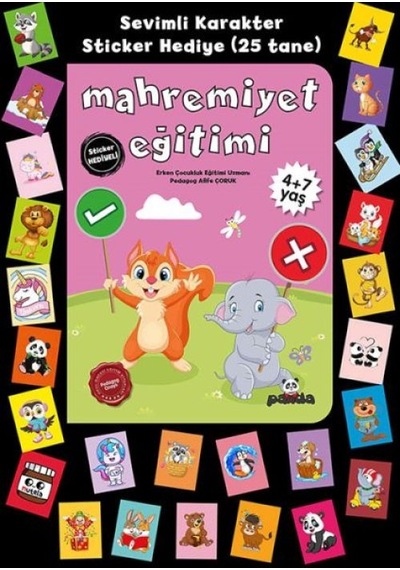 Stickerlı 4+7 Yaş Mahremiyet Eğitimi - Yqbx-635039