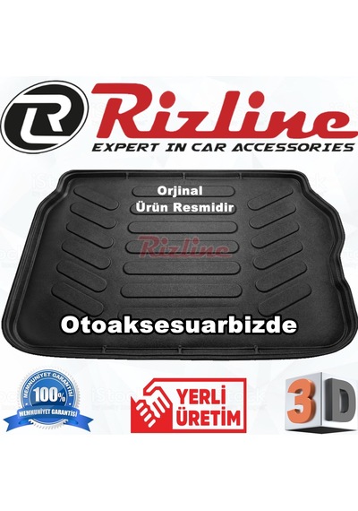 Opel Astra G 3D Bagaj Havuz Paspası Hb Siyah 1998 - 2009 Rizline N11.4955