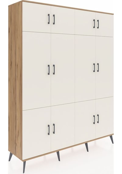 Hyperion Gardrop 10 Raflı 12 Kapaklı 2 Askılı 176x44x221 Çam-aytaşı Aytaşı Hyperion Gardrop 10 Raflı 12 Kapaklı 2 Askılı 176x44x221 Çam-aytaşı Aytaşı