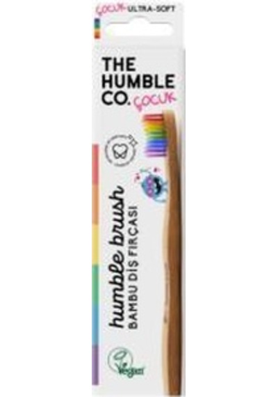Humble Brush Kids Gökkuşağı Bambu Diş Fırçası Ultra Soft