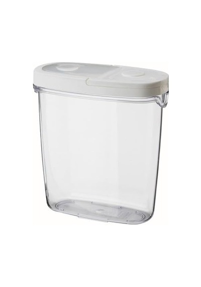 Vakumlu Kapaklı Saklama Kabı Beyaz Silikon Kauçuk Beyaz 8x18 Cm 1 Adet Orta Boy