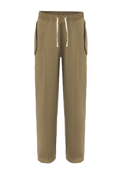Vamos Bağcıklı Baggy Gabardin Pantolon Haki
