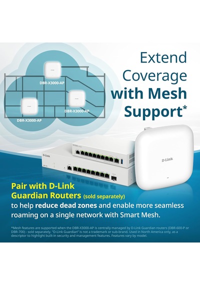 D-link Br-x3000-ap Ax3000 Wi-fi 6 Smart Access Point