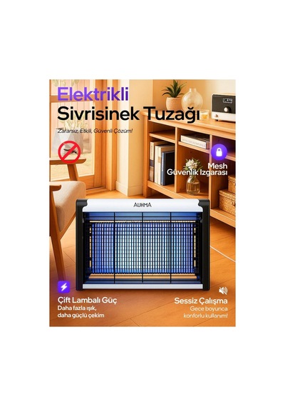 Elektrikli Uv Zincirli Askılı Sinek Tuzağı Elektrikli Sivrisinek Kovucu