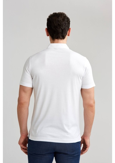 Bisse Merserize Pike Polo Yaka T-shırt Beyaz Ts24y24105 D01 Beyaz Bisse Merserize Pike Polo Yaka T-shırt Beyaz Ts24y24105 D01 Beyaz
