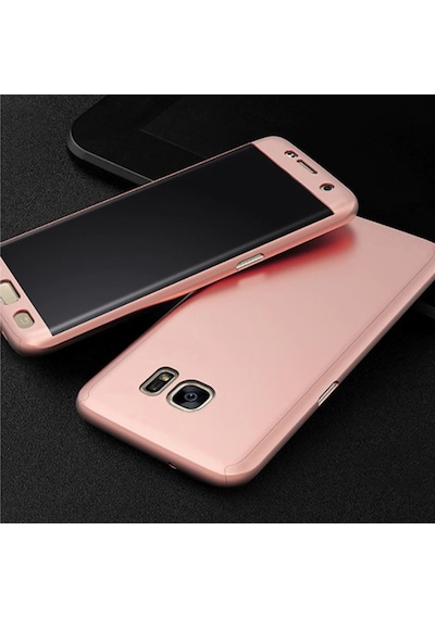 Samsung Uyumlu Galaxy S7 Edge Kamera Korumali 360 Tam Koruma Kilif 315635468 - Renk / Lacivert