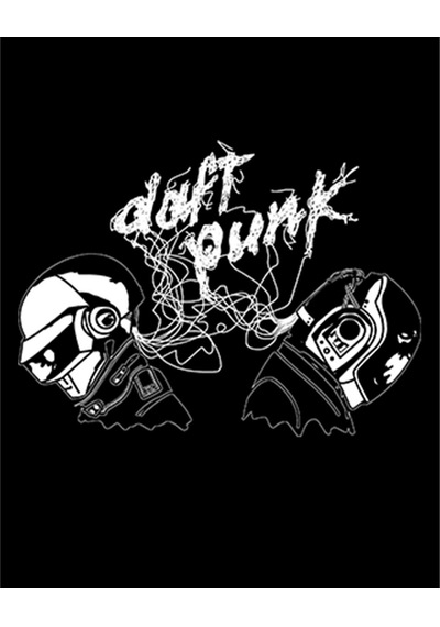 Zepplin Giyim Daft Punk Ropes Büyük Sırt Patch Yama