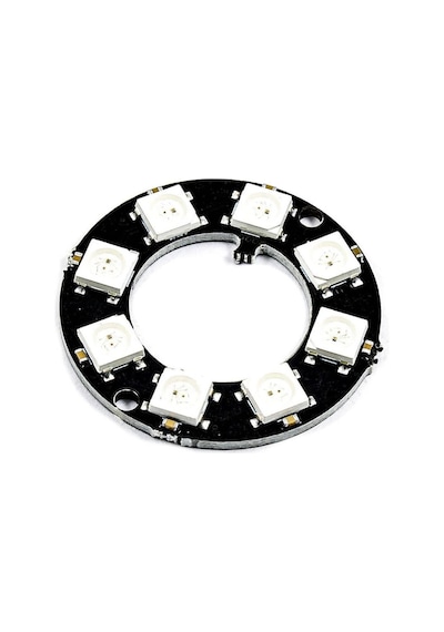 8 Bit Neopixel Halka Ring Ws2812b 5050 Rgb Led Modül 5050 Adreslenebilir Lamba Kart Full Color Ekran