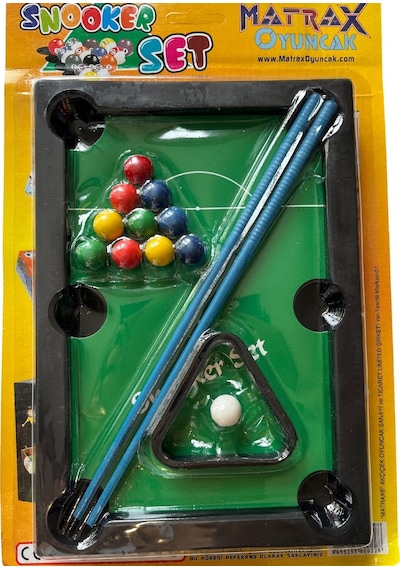 Mini Bilardo Oyunu Oyuncak 21cm X 14cm