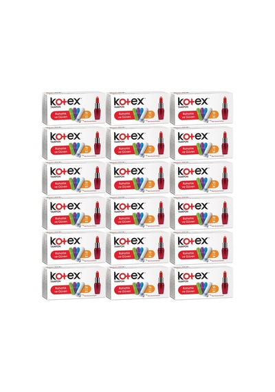 Kotex Tampon Mini 288 Li Set 18pk 16