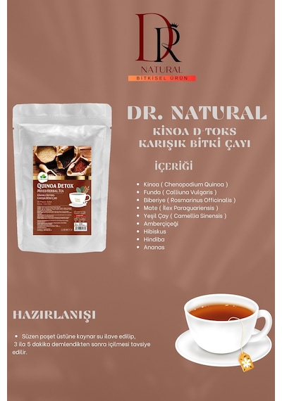 Dr. Natural Kinoa  Bitkisel Karışımlı Form Çayı 45 G