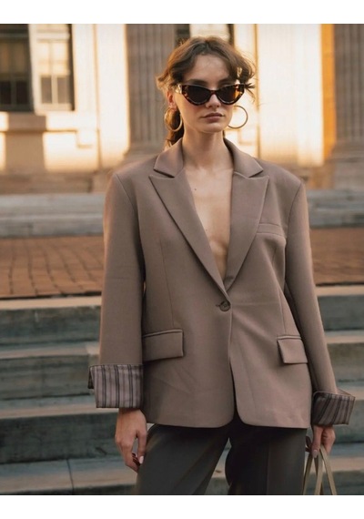 Ceket Kumaş Blazer Siyah
