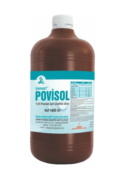 Sıhhat Pharma Povisol %10 Povidon İyot Çözeltisi 1 L