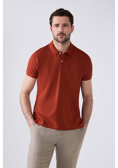 D's Damat Ds Damat Regular Fit Kiremit Pike Dokulu %100 Pamuk Kıvrılmaz Polo Yaka Nakışlı T-shirt 4HC14ORT51000 Kiremit D's Damat Ds Damat Regular Fit Kiremit Pike Dokulu %100 Pamuk Kıvrılmaz Polo Yaka Nakışlı T-shirt 4HC14ORT51000 Kiremit