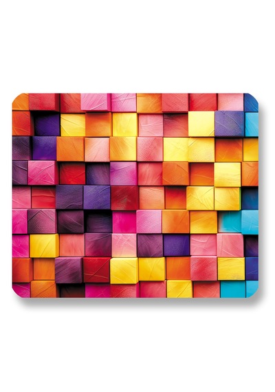 Colorful Wooden Boxes 22x18cm Mp392218 İlyuka Mini Boy Mousepad