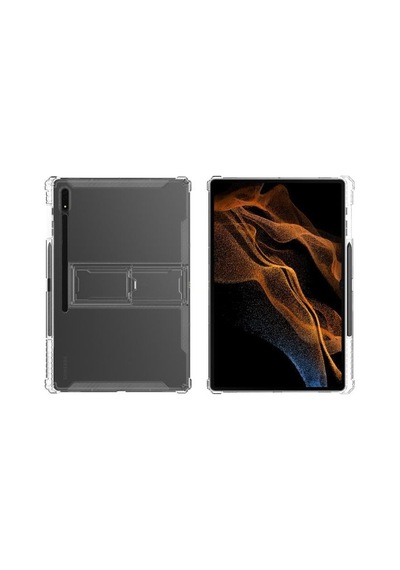 Tab S9 Fe Için Kılıf Transparent Soft Şeffaf Galaxy Tab S9 Fe İle Uyumlu Kılıf - Şeffaf Arka Kapak