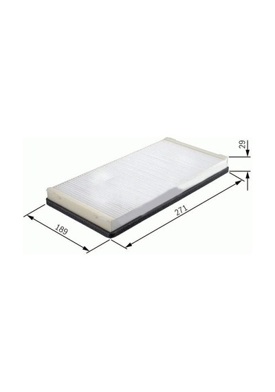 SARDES SC571 Polen Filtresi 405 87-