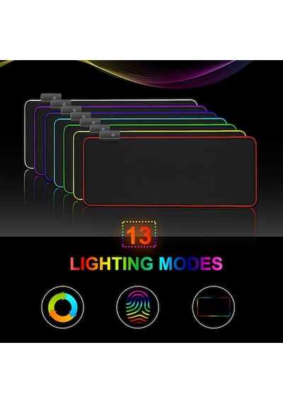 Unico Rgb Led Işıklı Gaming Mouse Pad 80X 30Cm Mp-0778 Unico Rgb Led Işıklı Gaming Mouse Pad 80X 30Cm Mp-0778