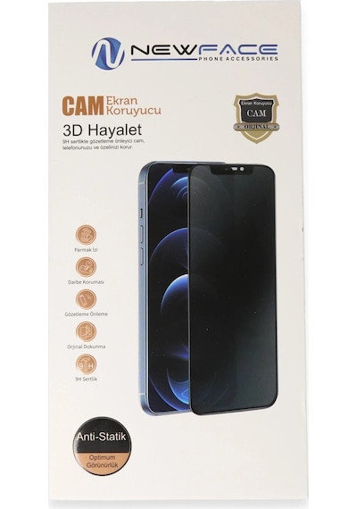 Mey İthalat Apple, Uyumlu iPhone 6 3d Antistatik Hayalet Cam Ekran Koruyucu - Beyaz