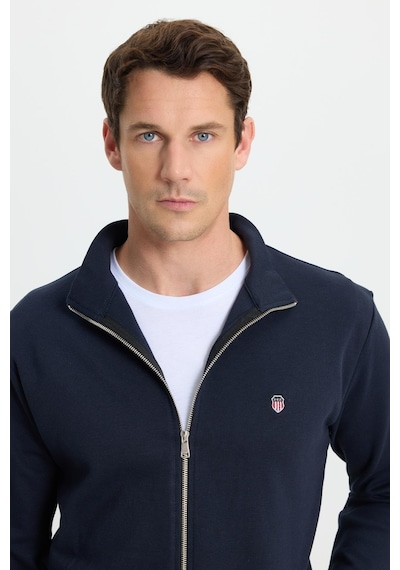 Tudors Erkek Slim Fit Dar Kesim Pamuklu Tam Fermuarlı Çift Cepli Dik Yaka Lacivert Sweatshirt Hırka-41892 Lacivert Tudors Erkek Slim Fit Dar Kesim Pamuklu Tam Fermuarlı Çift Cepli Dik Yaka Lacivert Sweatshirt Hırka-41892 Lacivert