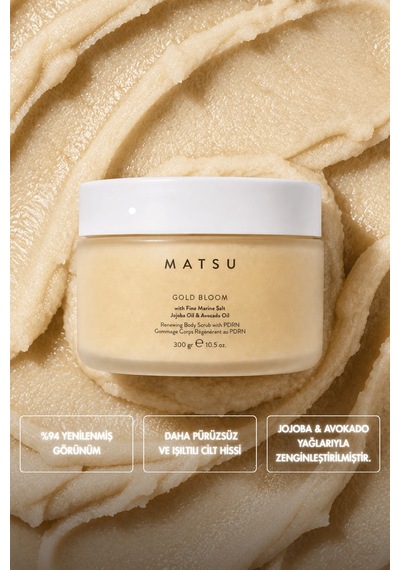 Gold Bloom Pdrn Yenileyici Ihlamur & Pudramsı Vücut Peelingi 300 Gr