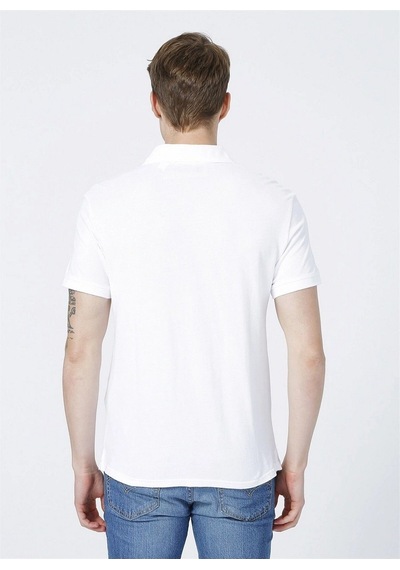 Dockers Erkek Minimalist Polo Yaka Kısa Kol T-shirt - Günlük Kullanım Beyaz