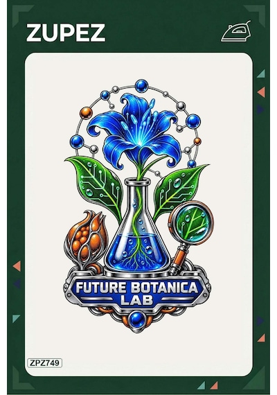 Zpz749 Future Botanica Lab Ütüyle Uygulanabilir Transfer Baskı - 911529650