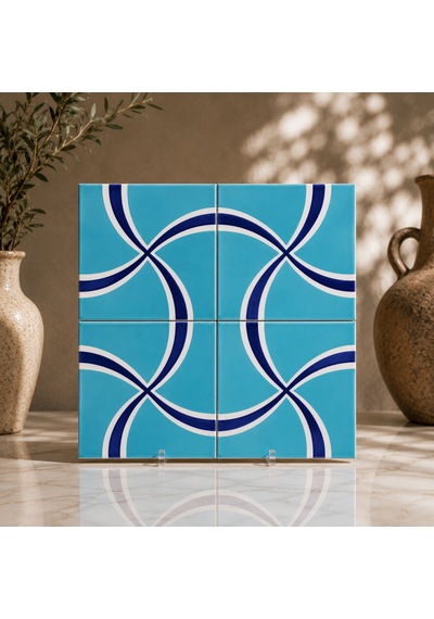 Armada Çini 20x20 Cm Sp 95 Modern Desen Kütahya Çini Karo