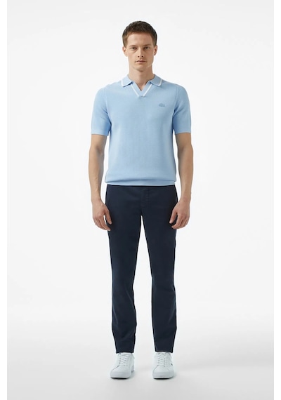 Lacoste Regular Fit Kısa Kollu V Yaka Polo Yaka Erkek Triko Tişört Açık Mavi Açık Mavi Lacoste Regular Fit Kısa Kollu V Yaka Polo Yaka Erkek Triko Tişört Açık Mavi Açık Mavi