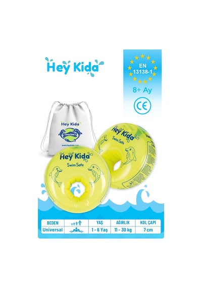 Heykida Swim Safe Yüzme Yardımcısı Deniz Kolluğu 1-6 Yaş