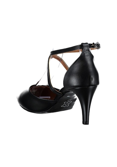 Fox Shoes Siyah Kadın Topuklu Ayakkabı D654054809