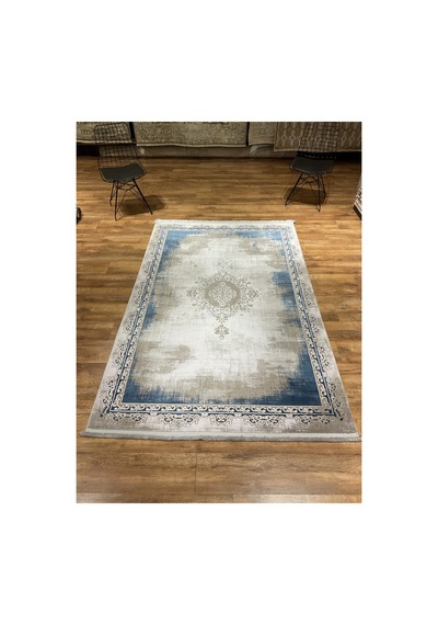 Larissa 8165 Mavi Halı Çok Renkli