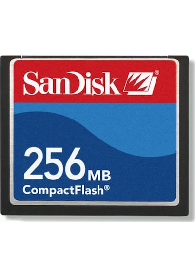 Sandisk Pcmcıa-Cf Adaptör + 256Mb Cf Kart Compact Flash Kart