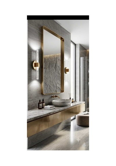 Bubbleflux Small 31 Cm Modern Tasarım Led Aplik - Duvar Lambası - Gold - Elektrikli - Kumandalı - Beyaz Led Gold Elektrikli Kumandalı