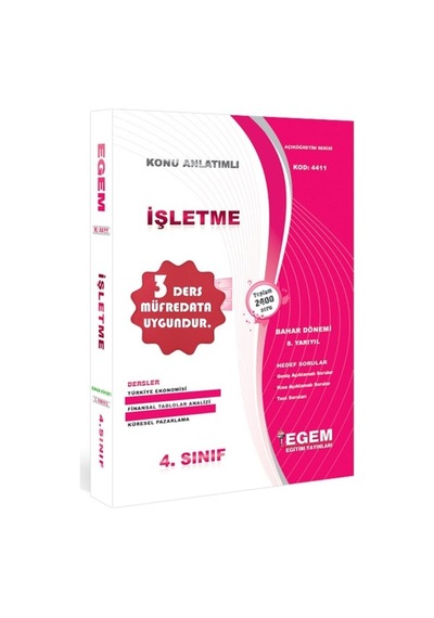 Egem Aöf Anadolu İşletme 4. Sınıf Güz-bahar Konu Soru