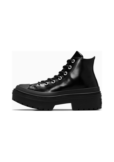Converse Chuck Taylor All Star Lugged Heel Unisex Siyah Deri Platform Bot