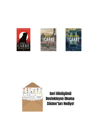 Güvercin Tüneli + Rus Evi + Sıkı Dostlar + Okuma Sticker'ları
