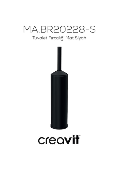 Creavit BR20228-S Royale Tuvalet Fırçalığı Mat Siyah