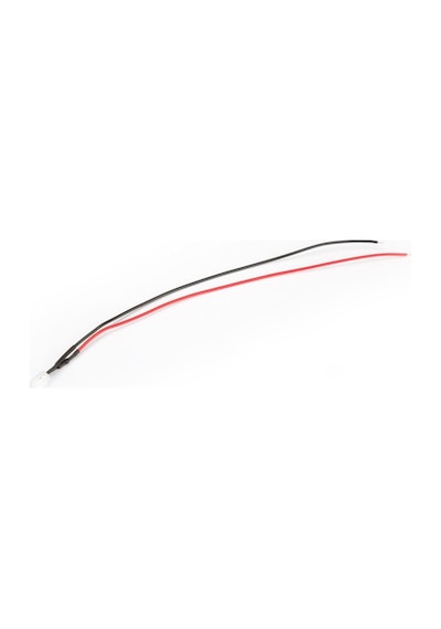 12V 5Mm Diffüz Led 20 Cm Led Renklerine Göre Kablo Rengi 5 Adet-Kırmızı