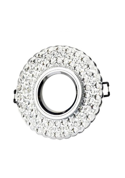 1 Adet Cata Ct 6639 İpek Led Çerçeveli Cam Spot Kasası 10 Parça Siyah