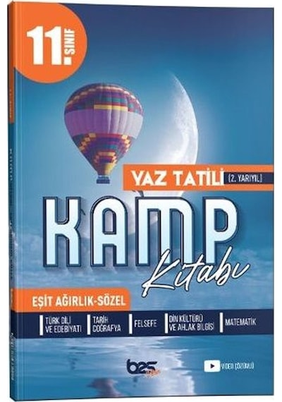 Bes Yayınları 11 Sınıf 2 Dönem Eşit Ağırlık Sözel Yaz Tatili Ka