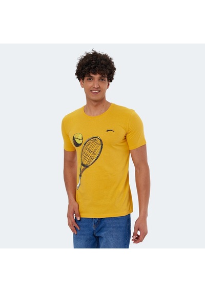 Slazenger KATONS IN Erkek Tişört Hardal
