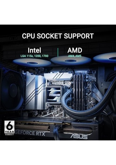 Asus Prıme Lc 360 Argb Sıvı Soğutucu Özel Tasarlanmış Cpu Temas Alanı Ve Kanatçıklı Kanallara Sahip Sonsuz Ayna Lens Seçenekleri Olan Su Bloğu, Önceden Monte Edilmiş Argb Fanlar Ve Aura Aydınlatma
